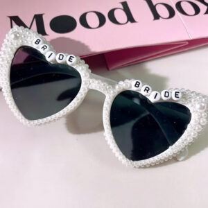Personalized Bride To Be Sunglasses,Bride Sunglasses,pearl sunglasses bride,Bride Heart Sunglasses,Bridal Shower,Bachelorette Sunglasses